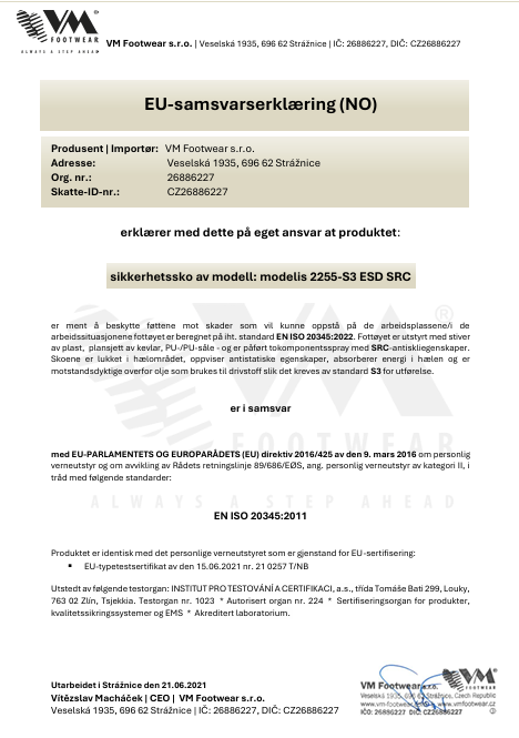 VERNESKO MINNEAPOLIS BOA S3 ESD