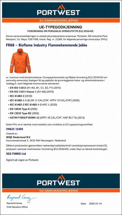 FR68 - Bizflame Ultra Jakke