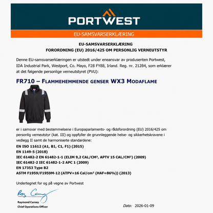 FR710 – WX3 FR Modaflame Genser