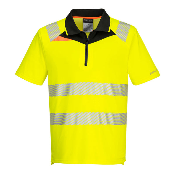 DX412 – Hi-Vis Polo DX4 – oransje/svart