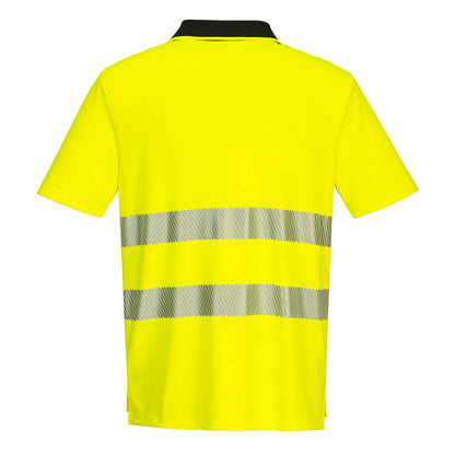 DX412 – Hi-Vis Polo DX4 – oransje/svart