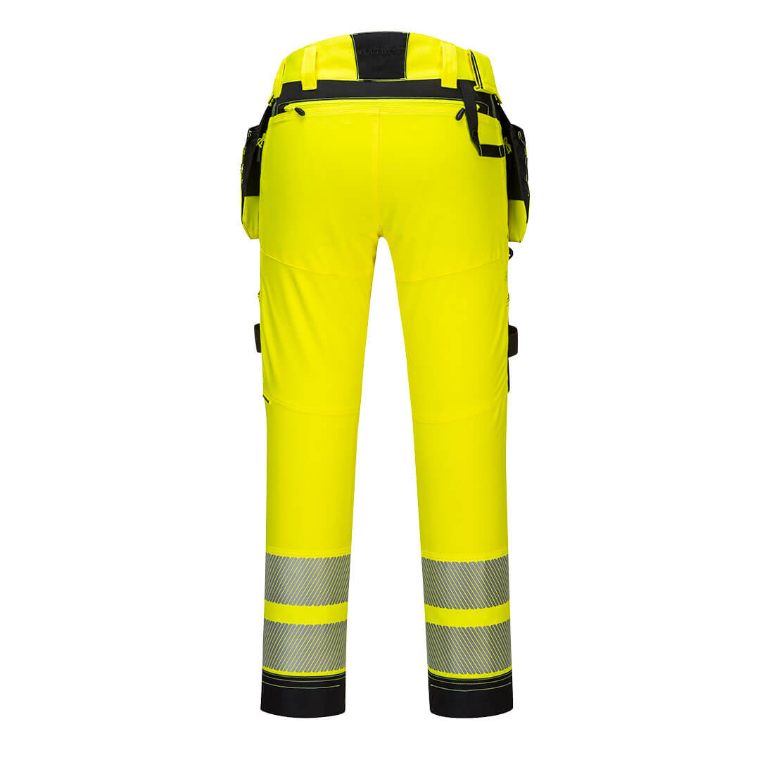 DX442 – Hi-Vis arbeidsbukse DX4 med avtakbare hengelommer – oransje/gul