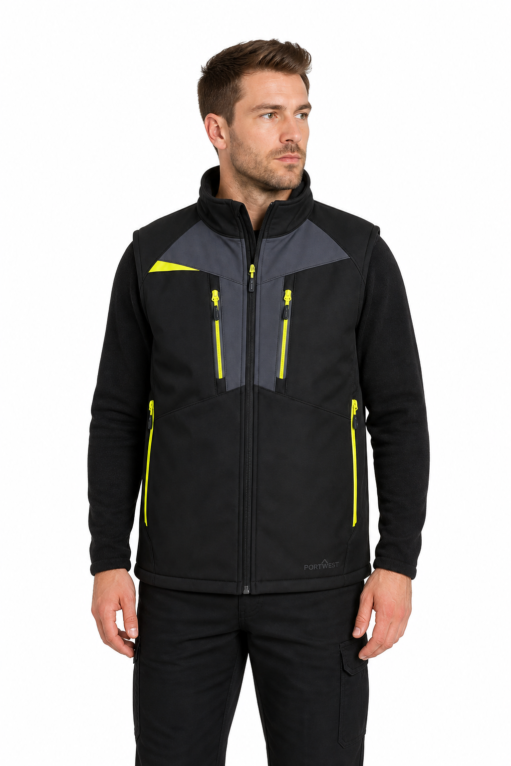 DX476 – Softshell Vest DX4 (3L) – svart
