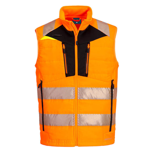 DX479 – Hi-Vis Softshell Vest DX4 – oransje/svart