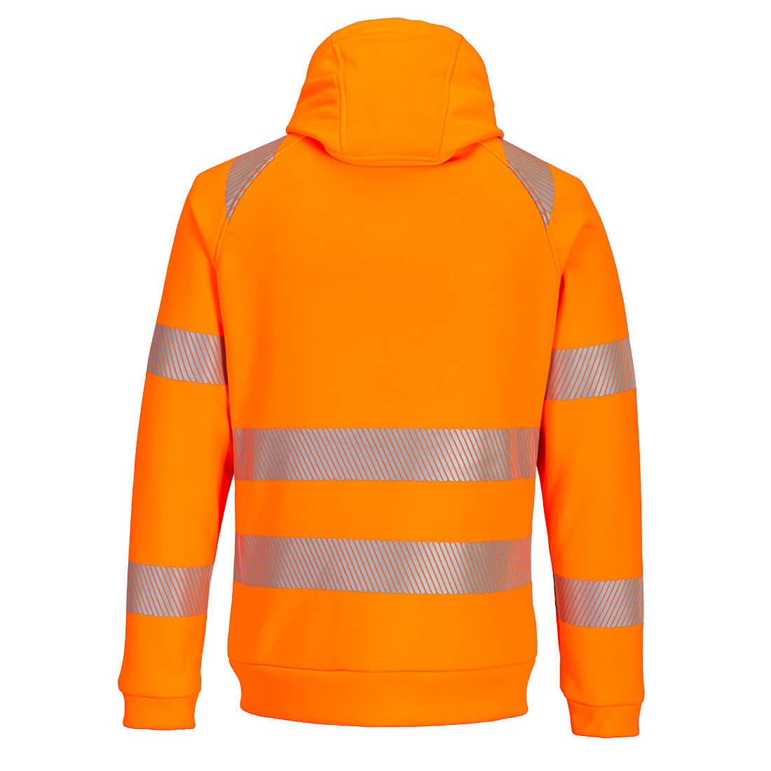 DX484 – PW3 Hi-Vis hettegenser – oransje/svart