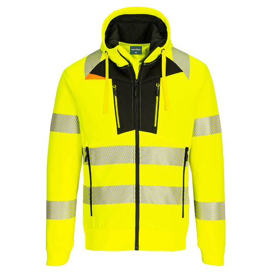 DX484 – PW3 Hi-Vis hettegenser – oransje/gul