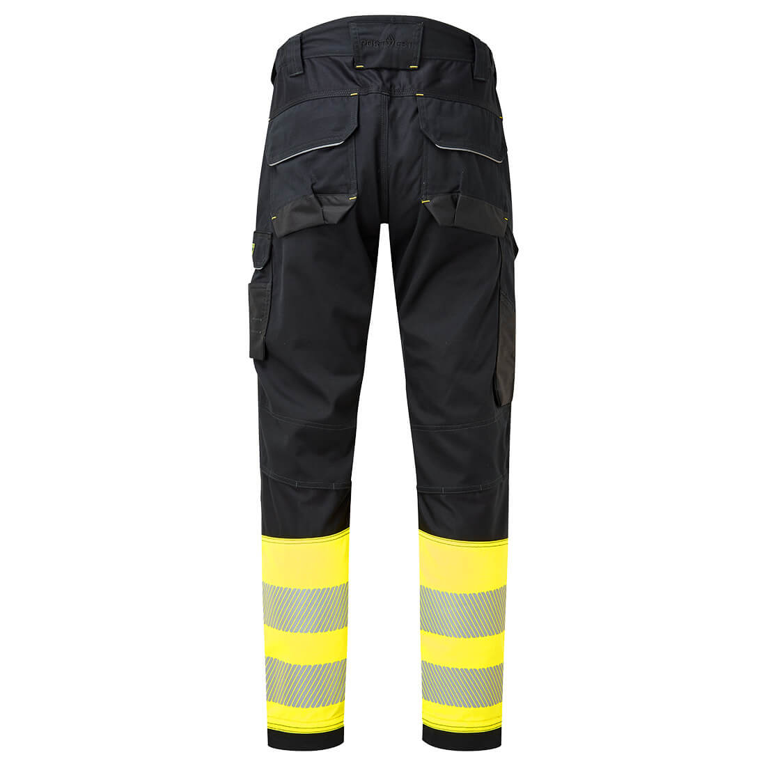 FR416 – Flammehemmende og antistatiske Hi-Vis Arbeidsbukser Modaflame PW3 Klasse 1 – gul/svart