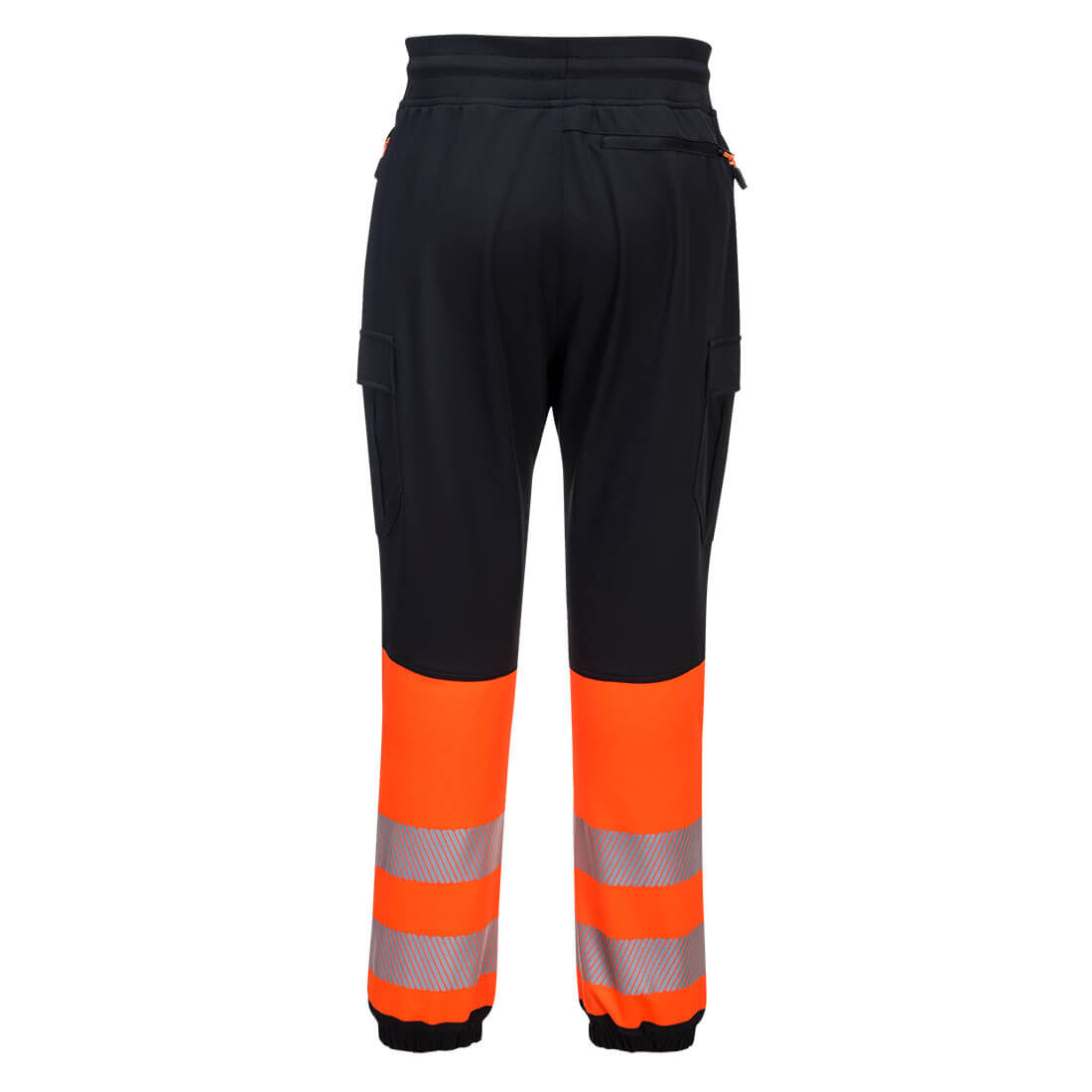 KX341 – Hi-Vis Arbeidsbukse KX3 Flexi Klasse 1 – svart/oransje