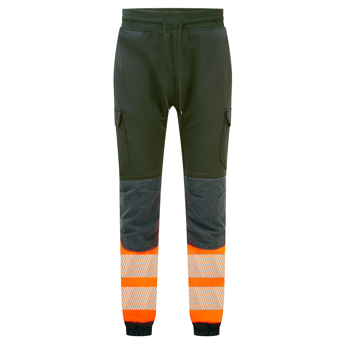 KX341 – Hi-Vis Arbeidsbukse KX3 Flexi Klasse 1 – svart/oransje