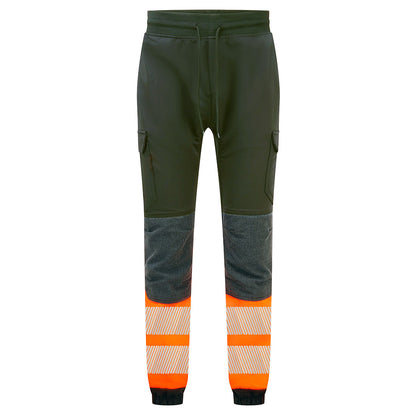 KX341 – Hi-Vis Arbeidsbukse KX3 Flexi Klasse 1 – svart/oransje