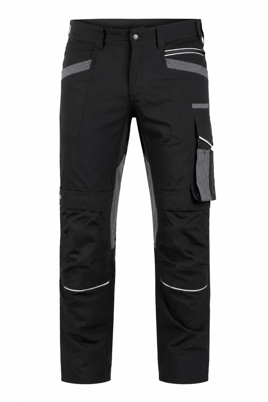 STRETCH LINE arbeidsbukse - svart - STALCO PERFECT S-79261