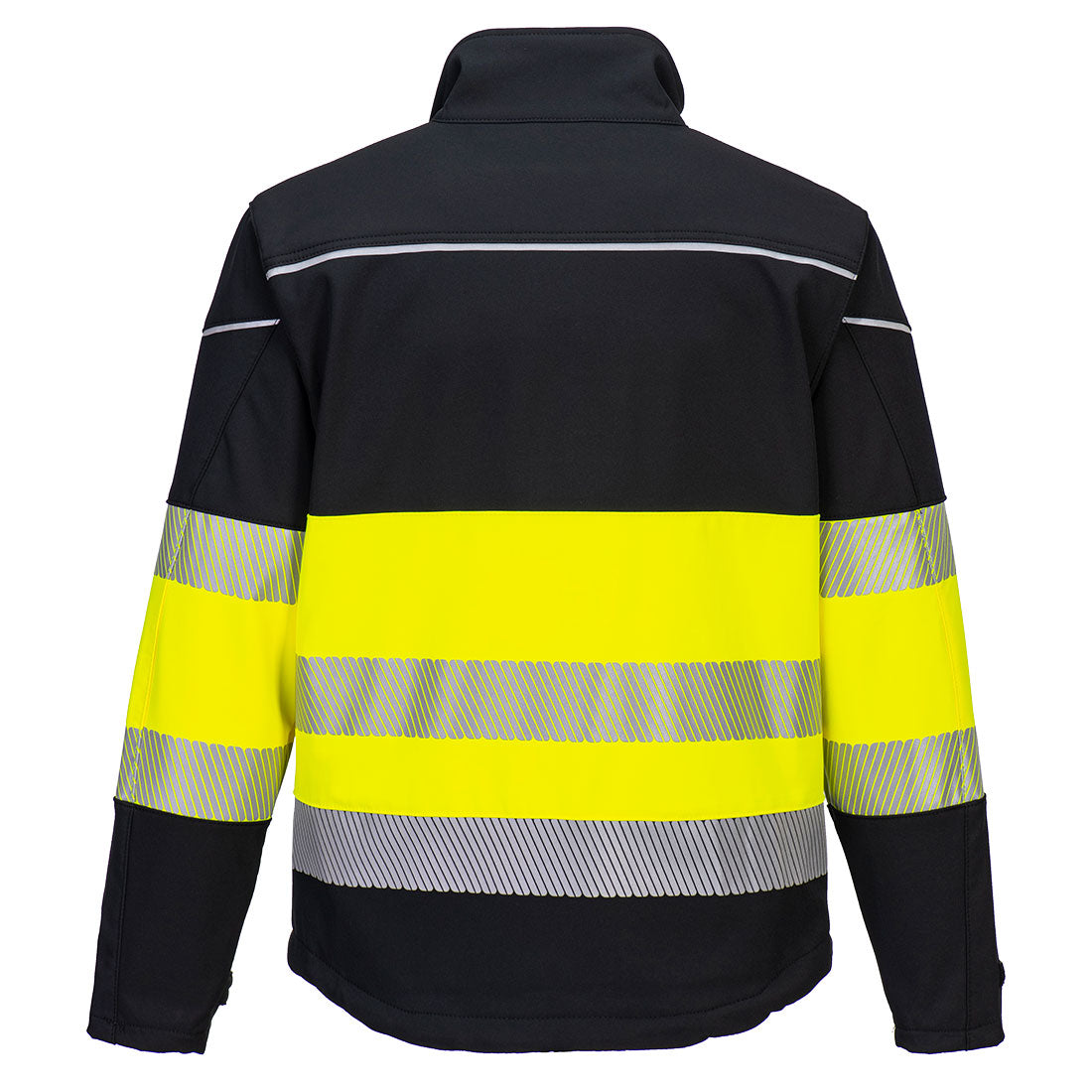 Hi-Vis Softshelljakke PW3 Klasse 1 – svart/oransje (PW375)