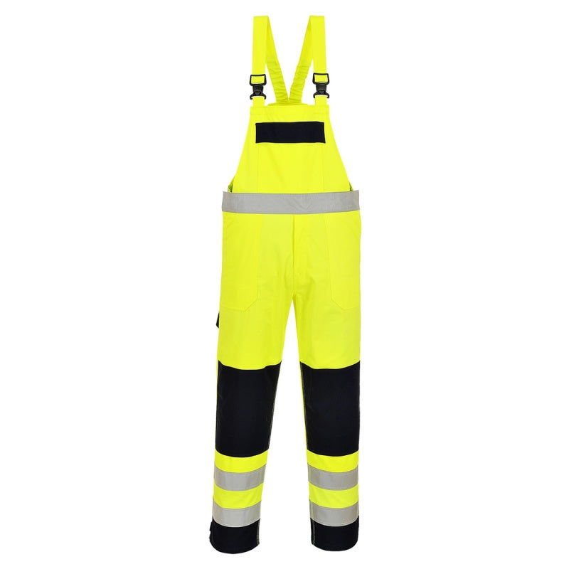 FR63 – Hi-Vis Multinorm Selebukse i gul/marine