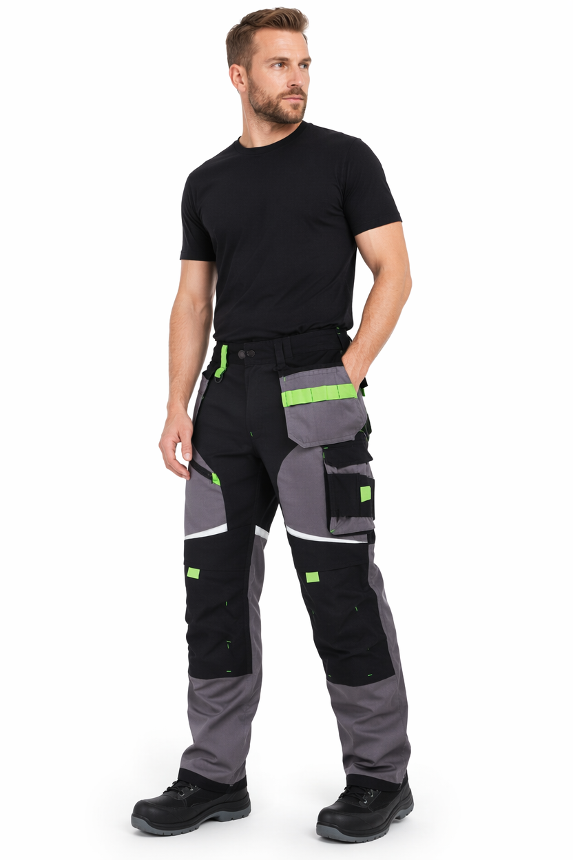 HEAVY LINE arbeidsbukse – grå - STALCO PERFECT S-78556
