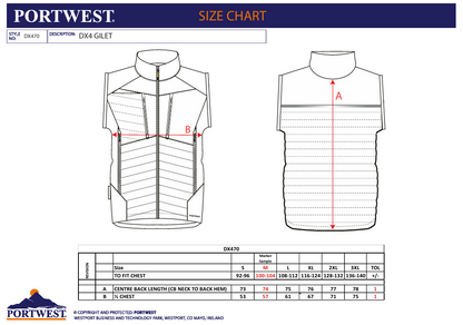 DX470 – Hybrid Baffle Vest DX4 – svart