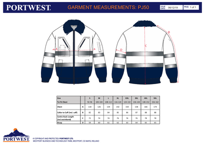 ARBEIDSJAKKE WINTER PJ50