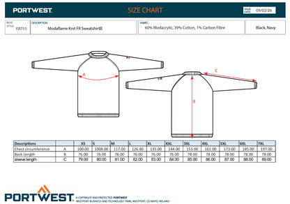 FR711 – WX3 FR Modaflame Langermet Polo