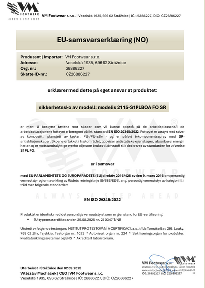 VERNESANDALER MEMPHIS BOA S1P ESD