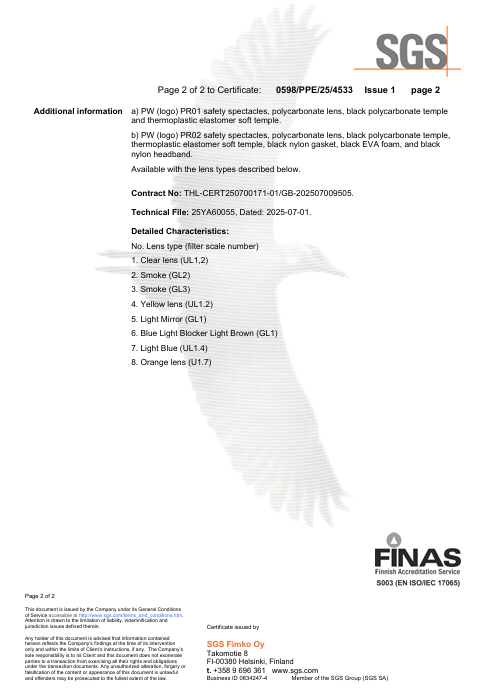 PR02 – Wraparound Plus Vernebriller