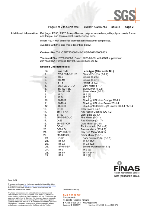 PS36 – Anthrazitfarbene Überbrille