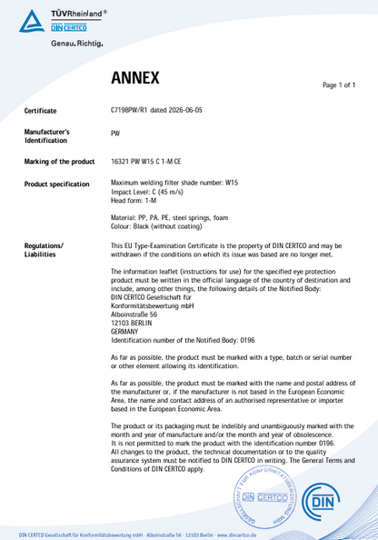 PW65 – BizWeld Automatisk Sveiseskjerm