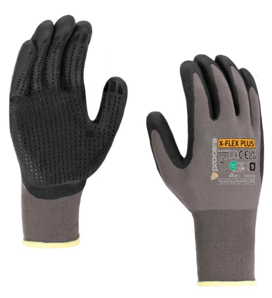 ARBEIDSHANSKE X-FLES PLUS MONTERING