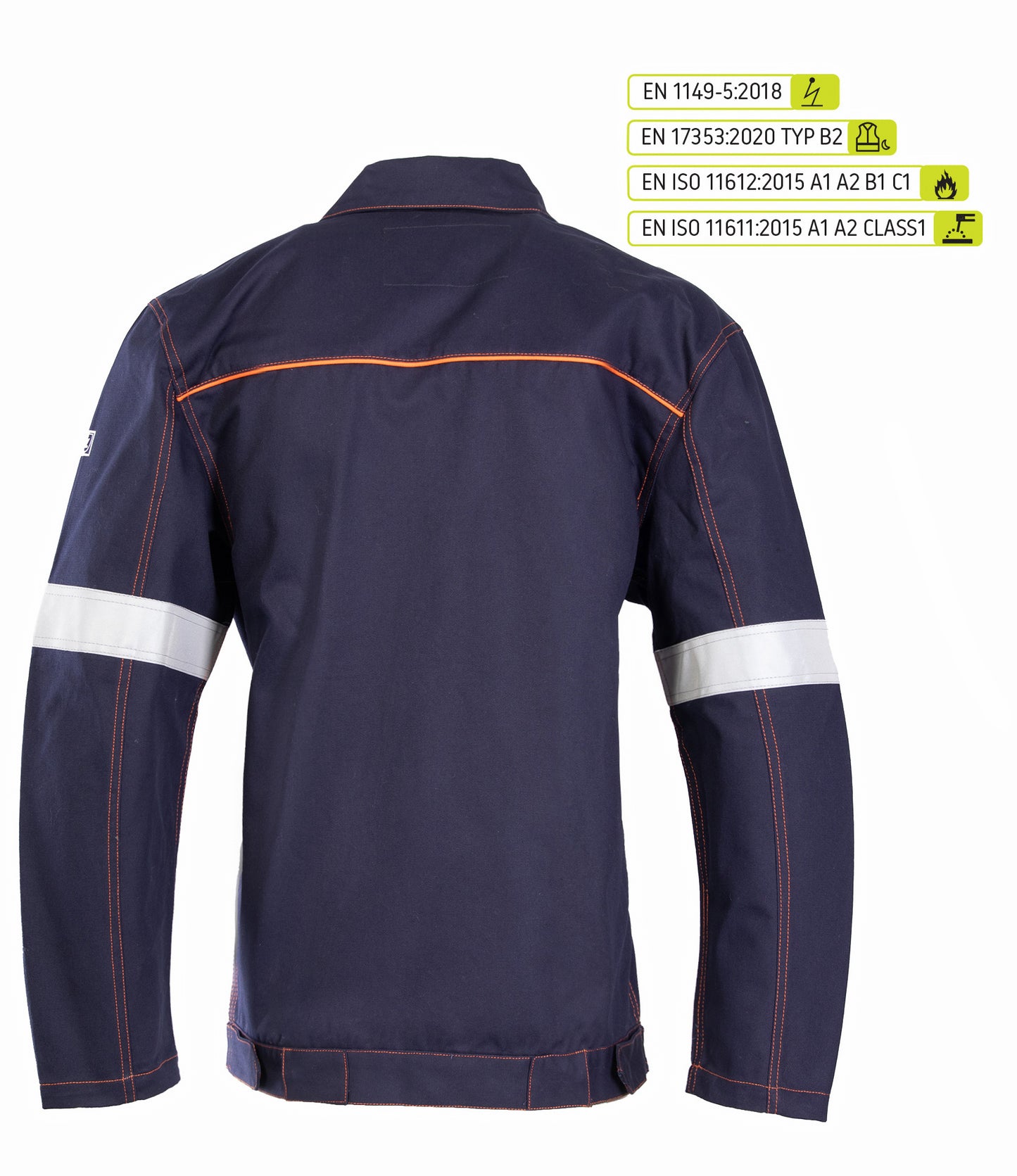 PROFFLAM ANTISTATIC BLUSE MED REFLEKS KAT.  II