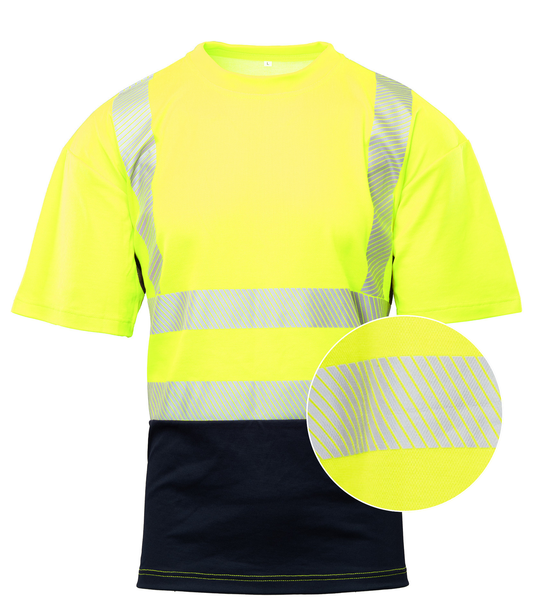 BRIXTON FLASH T-SKJORTE MESH TRANSFER BF-017-Y GUL