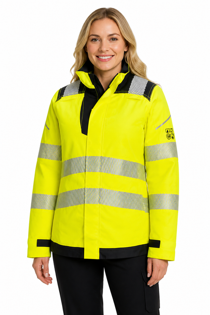 FR715 - PW3 FR Hi-Vis Arbeidsjakke Dame