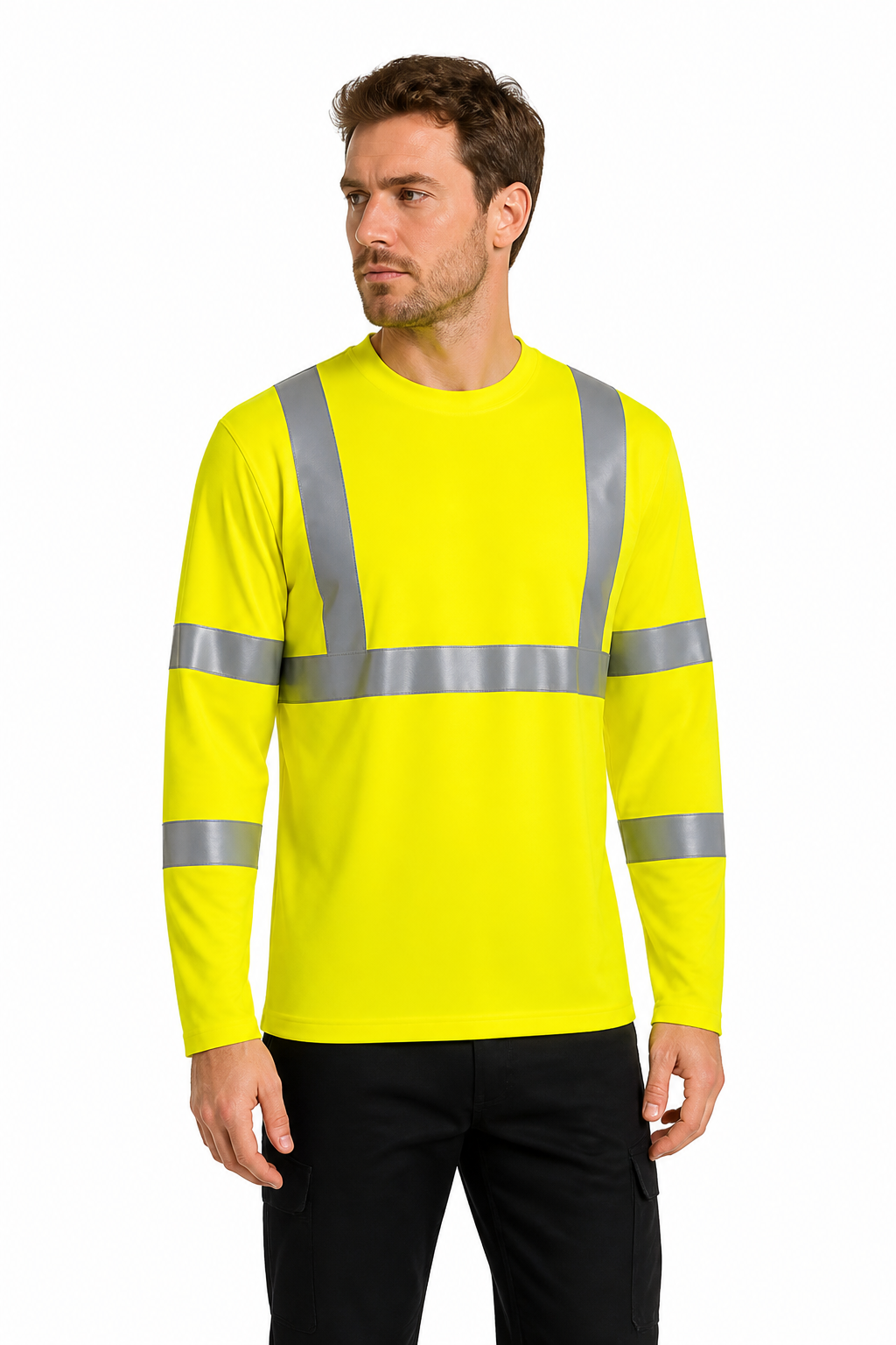 FR96 – Flammehemmende og Antistatisk Hi-Vis Langermet T-skjorte