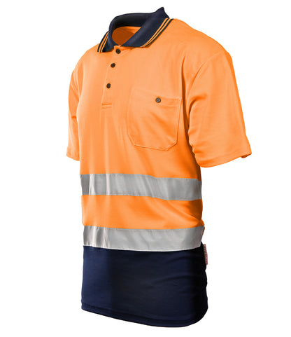 BRIXTON FLASH POLOSKJORTE 50/50 ORANSJE KAT. II BF012