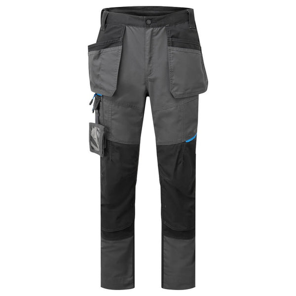 WX3 Slim Fit arbeidsbukse med hengelommer – grå (T719)