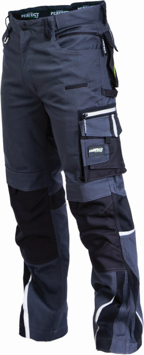 FLEX LINE arbeidsbukse – grå - STALCO PERFECT S-79045