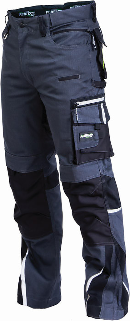 FLEX LINE arbeidsbukse – grå - STALCO PERFECT S-79045