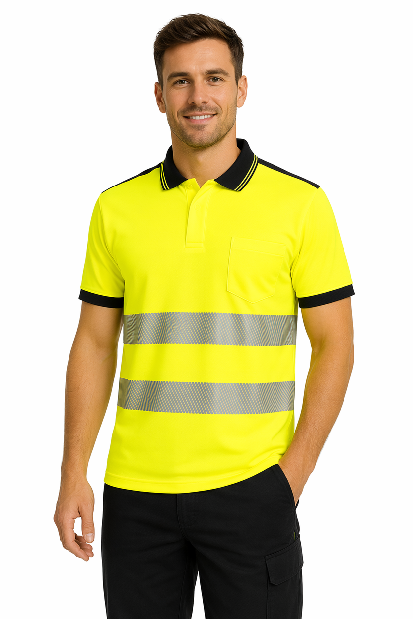 T180 – Hi-Vis Poloskjorte PW3